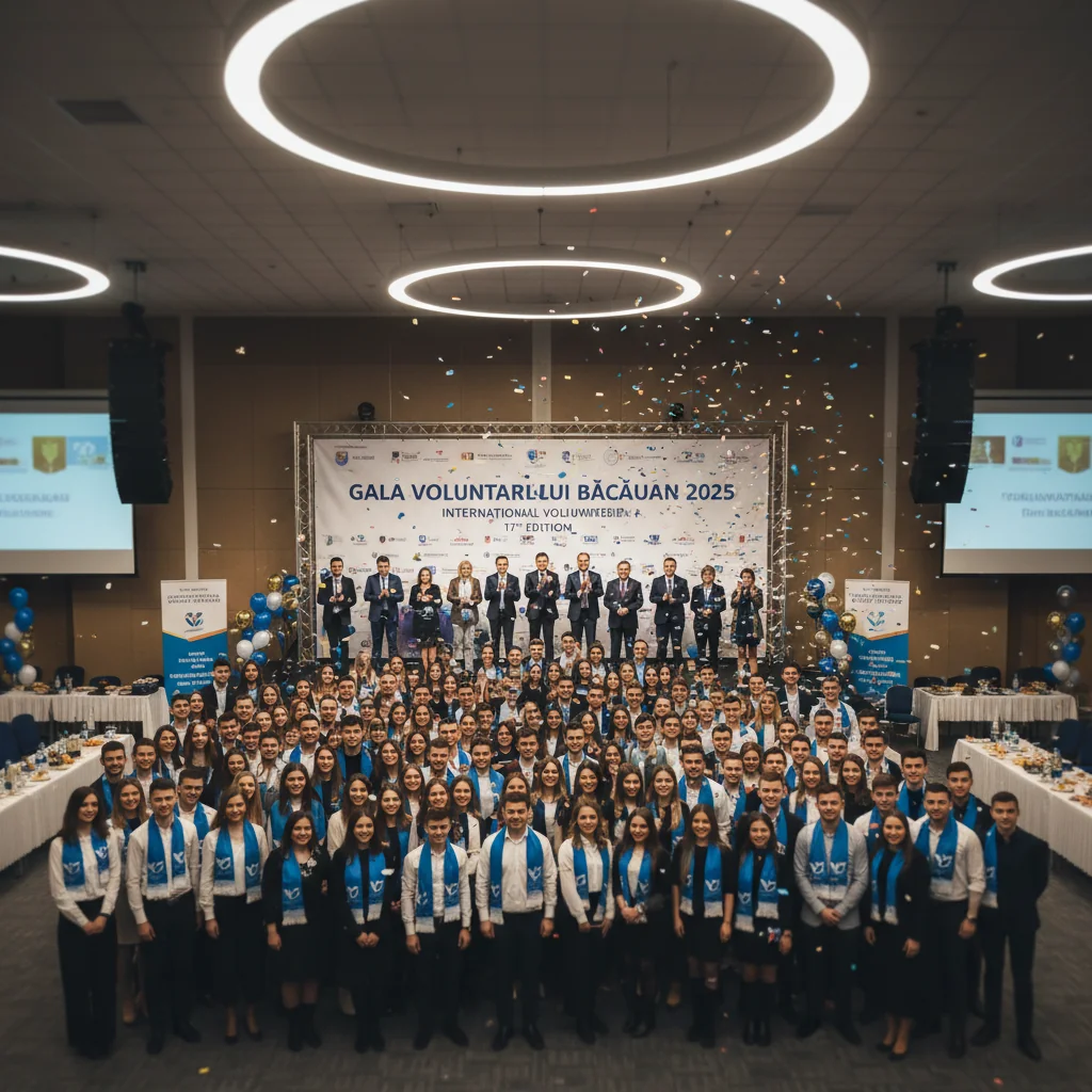 200 de voluntari premiați la ediția a XVII-a de Ziua Internațională a Voluntariatului