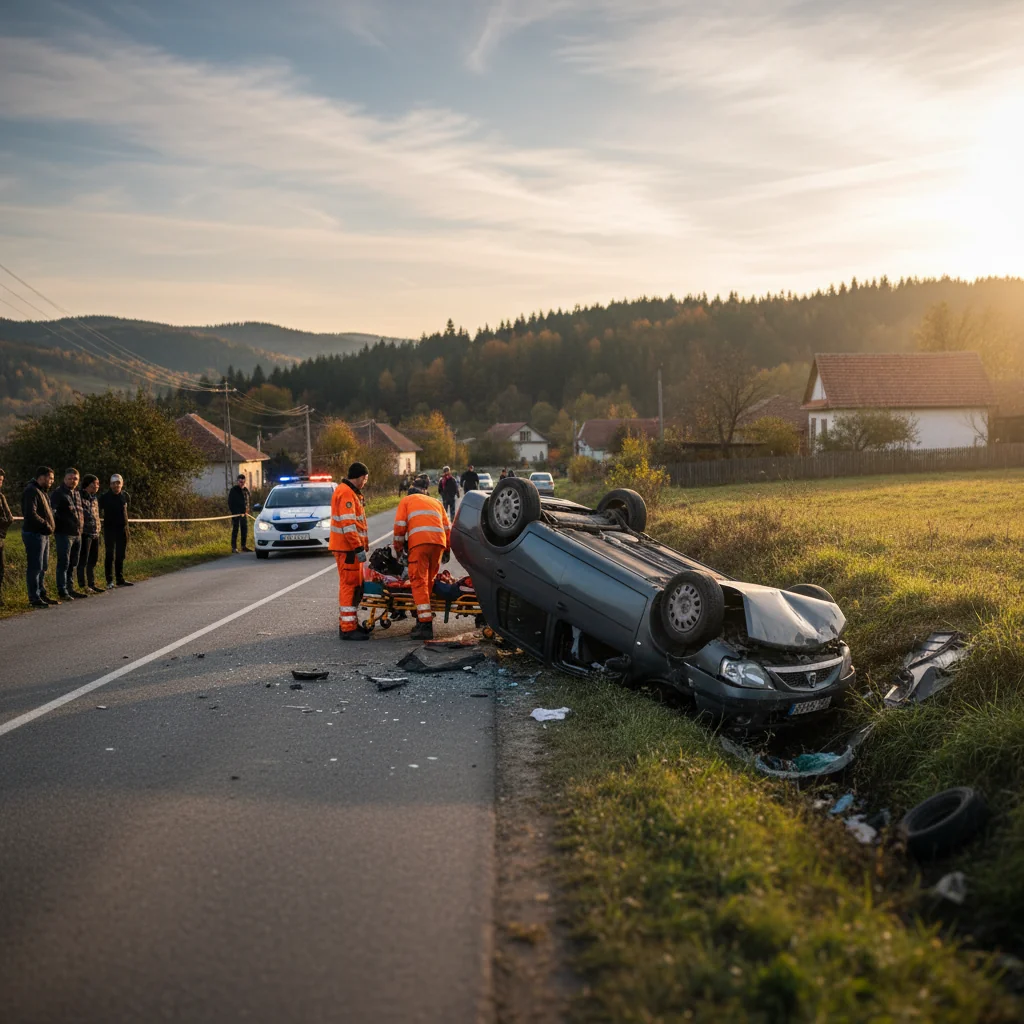 Accident cu victimă în comuna Podu Turcului – FOTO și detalii locale
