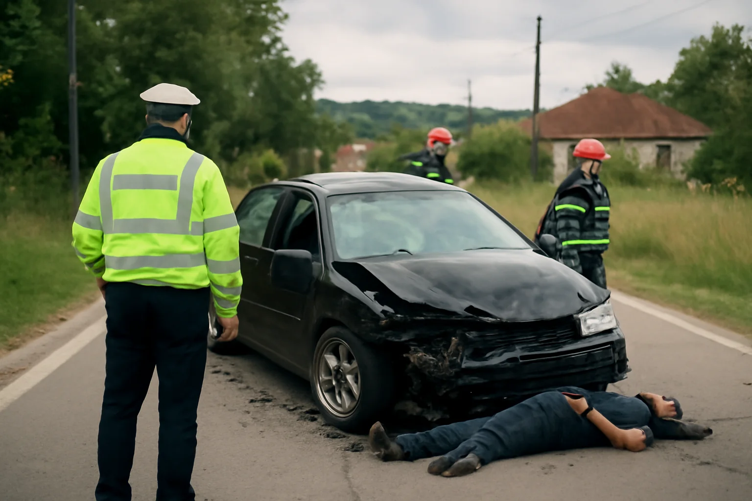 Accident rutier cu victimă în comuna Mărgineni, sat Podiș, raportat la Bacău