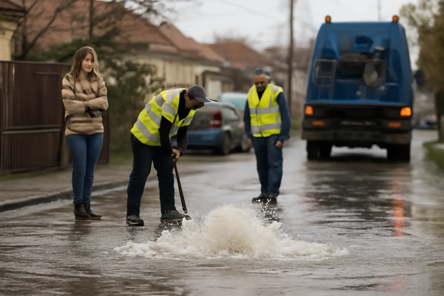 Avarie la rețeaua de apă în Onești: presiune redusă anunțată în mai multe zone din Bacău