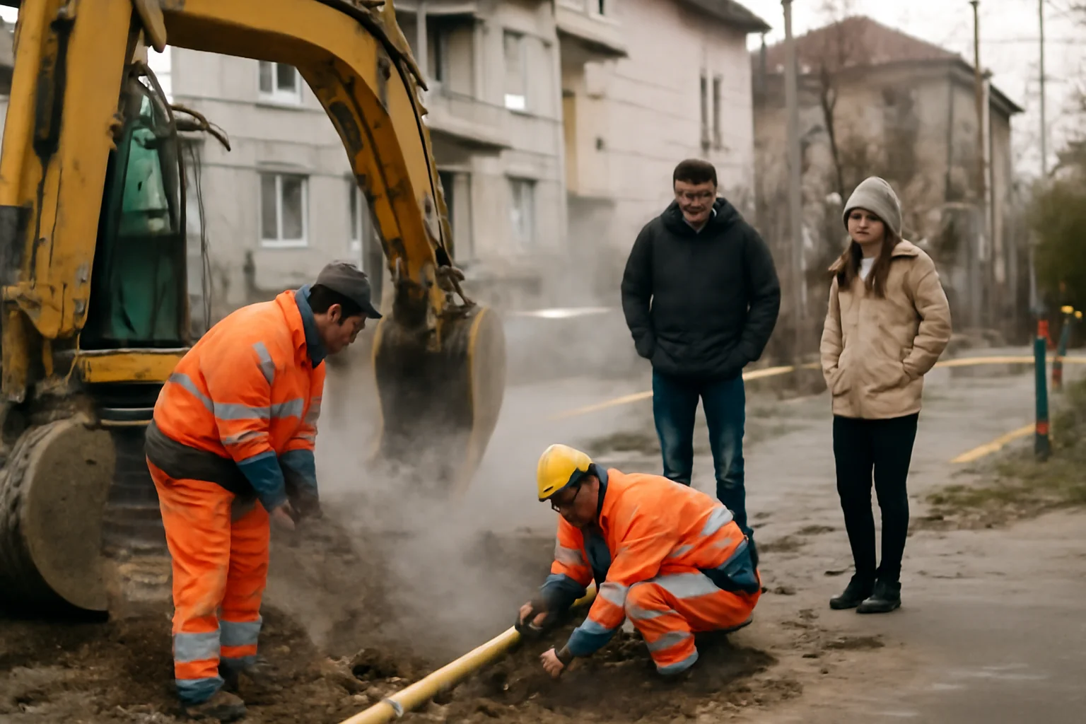 Avarie la rețeaua de gaz anunțată într-un cartier din Bacău