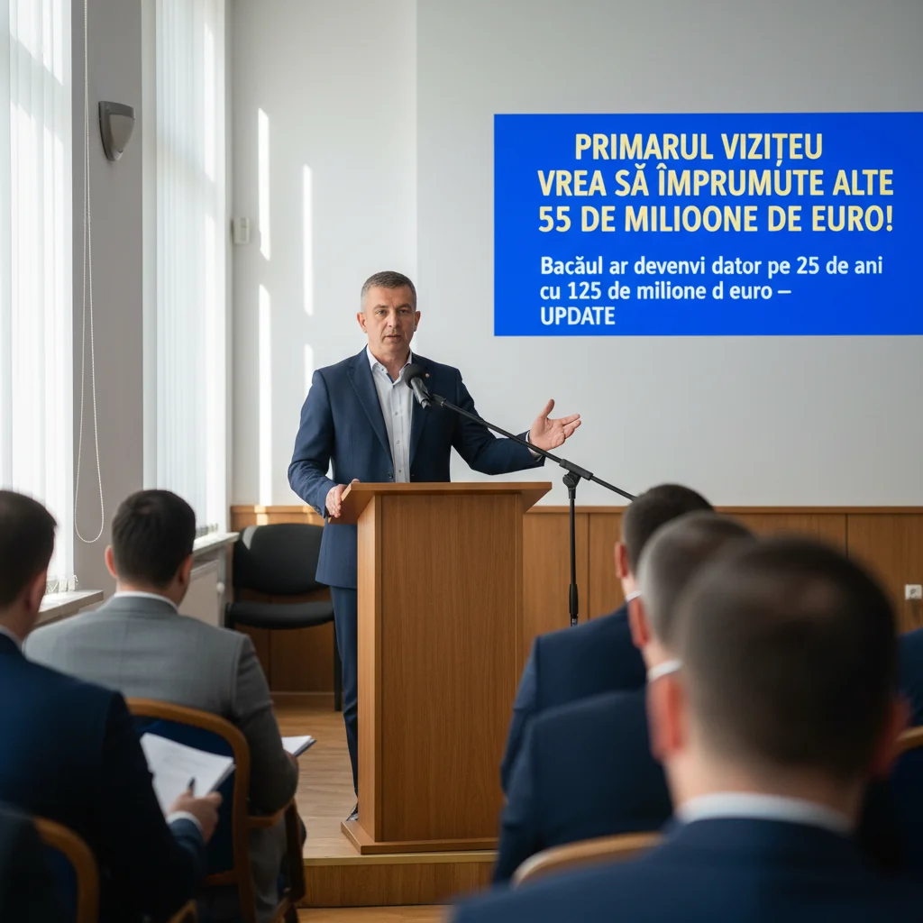 Bacău ar ajunge cu datorii totale de 125 milioane euro pe 25 de ani – UPDATE