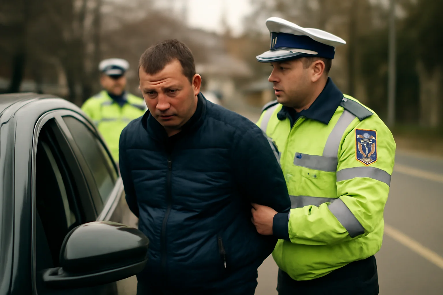Bacău: șofer din Moinești reținut după ce a fost prins băut la volan și fără permis