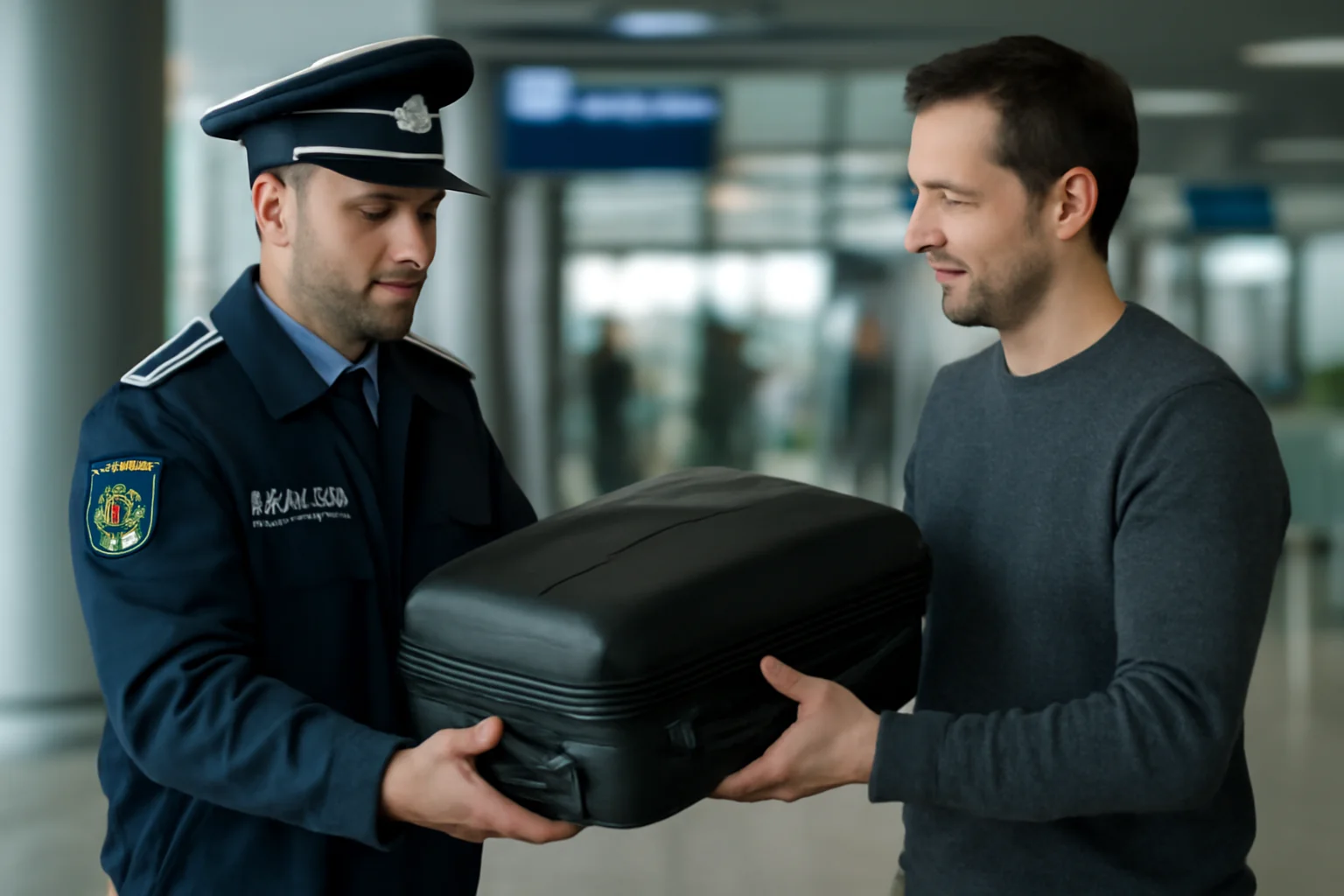 Bagaj pierdut cu mii de euro, recuperat rapid de poliție