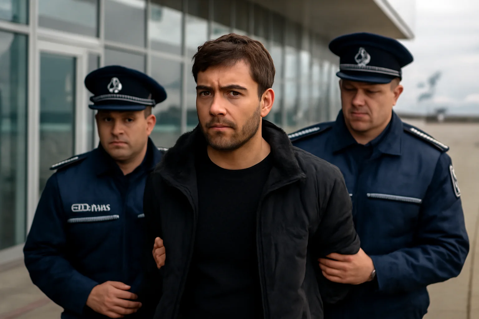 Bărbat urmărit internațional, prins de polițiști la Aeroportul Bacău