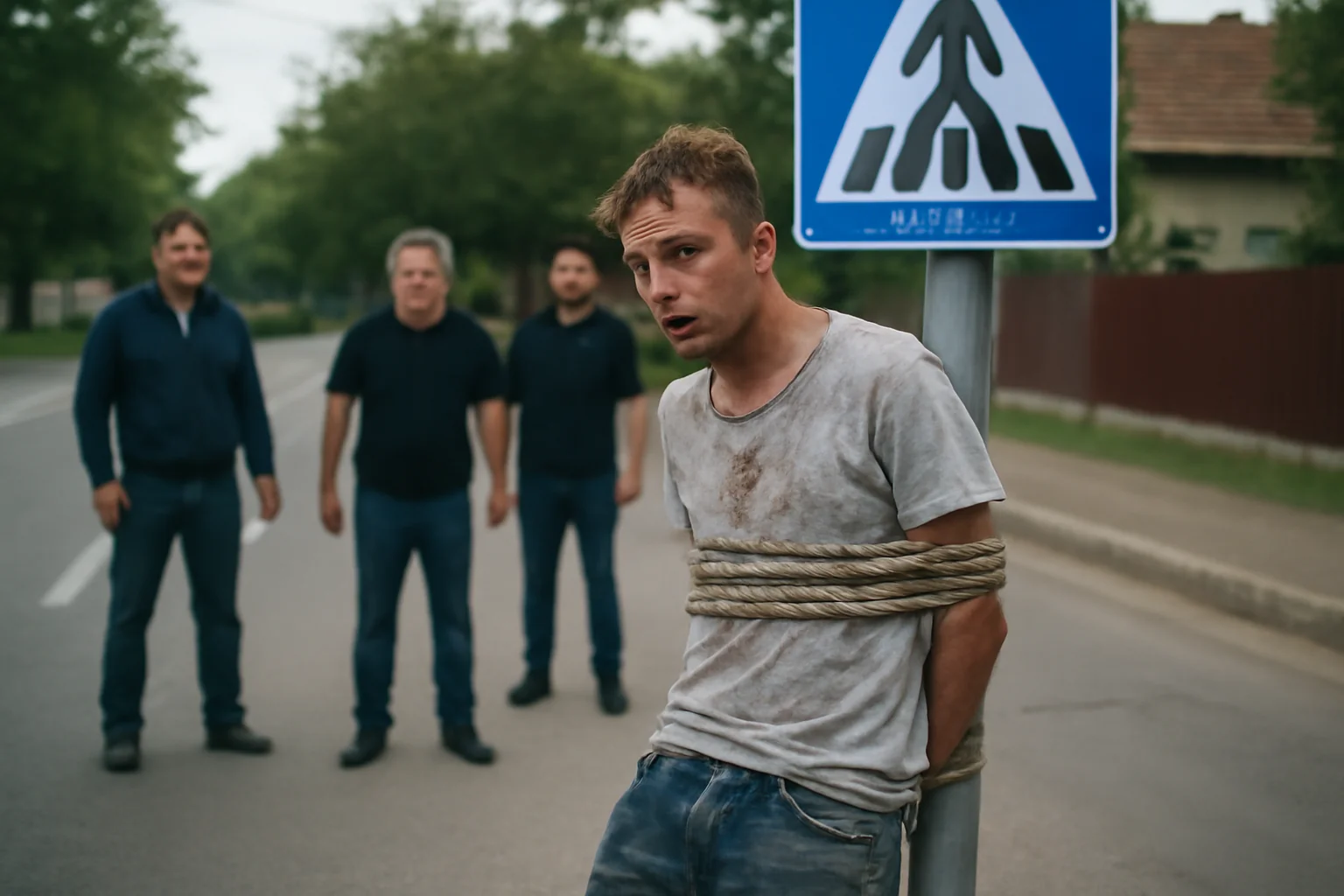 Bărbați reținuți după bătaia brutală a unui tânăr la Găiceana