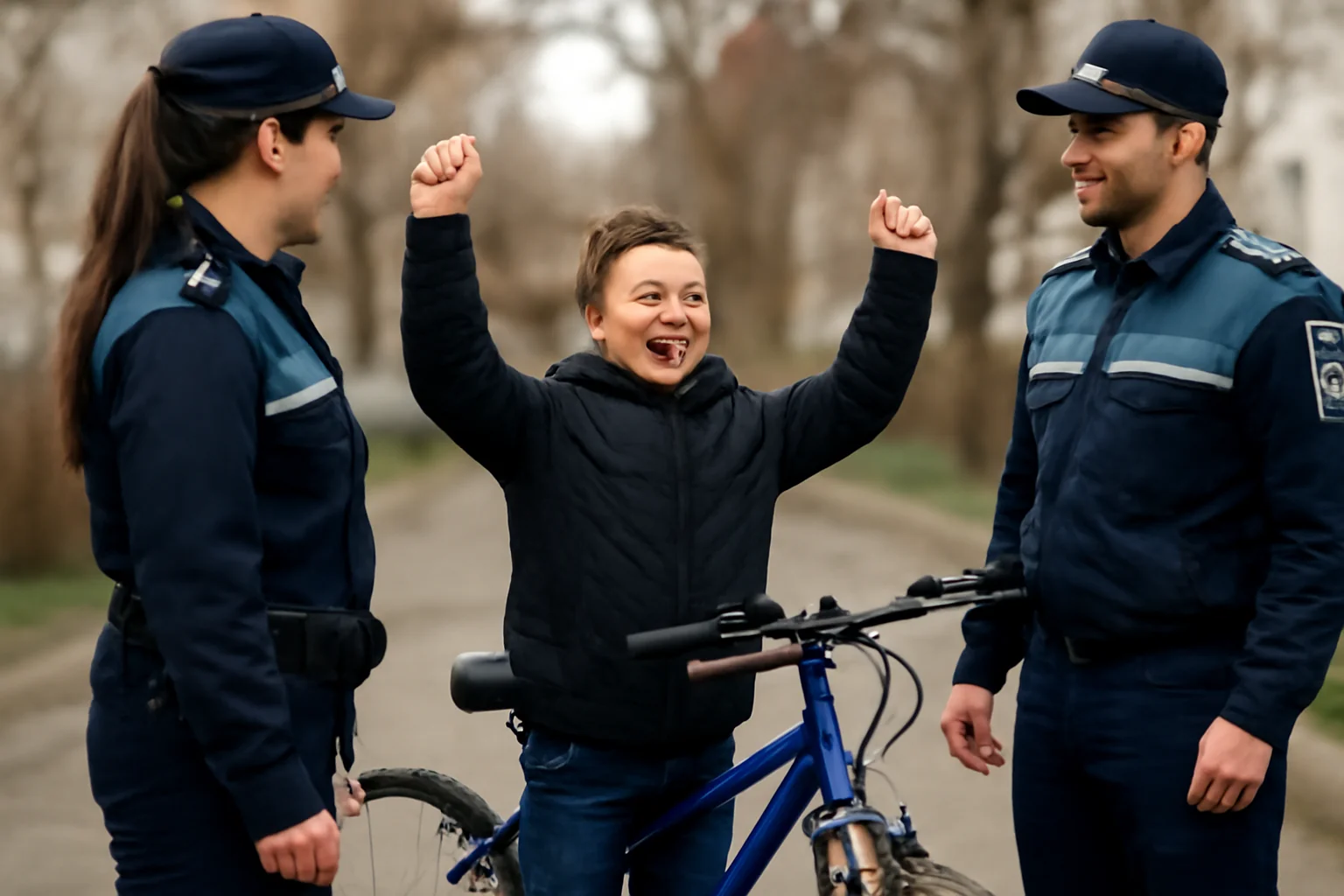 Bicicleta furată a unui copil din Bacău, recuperată de poliție