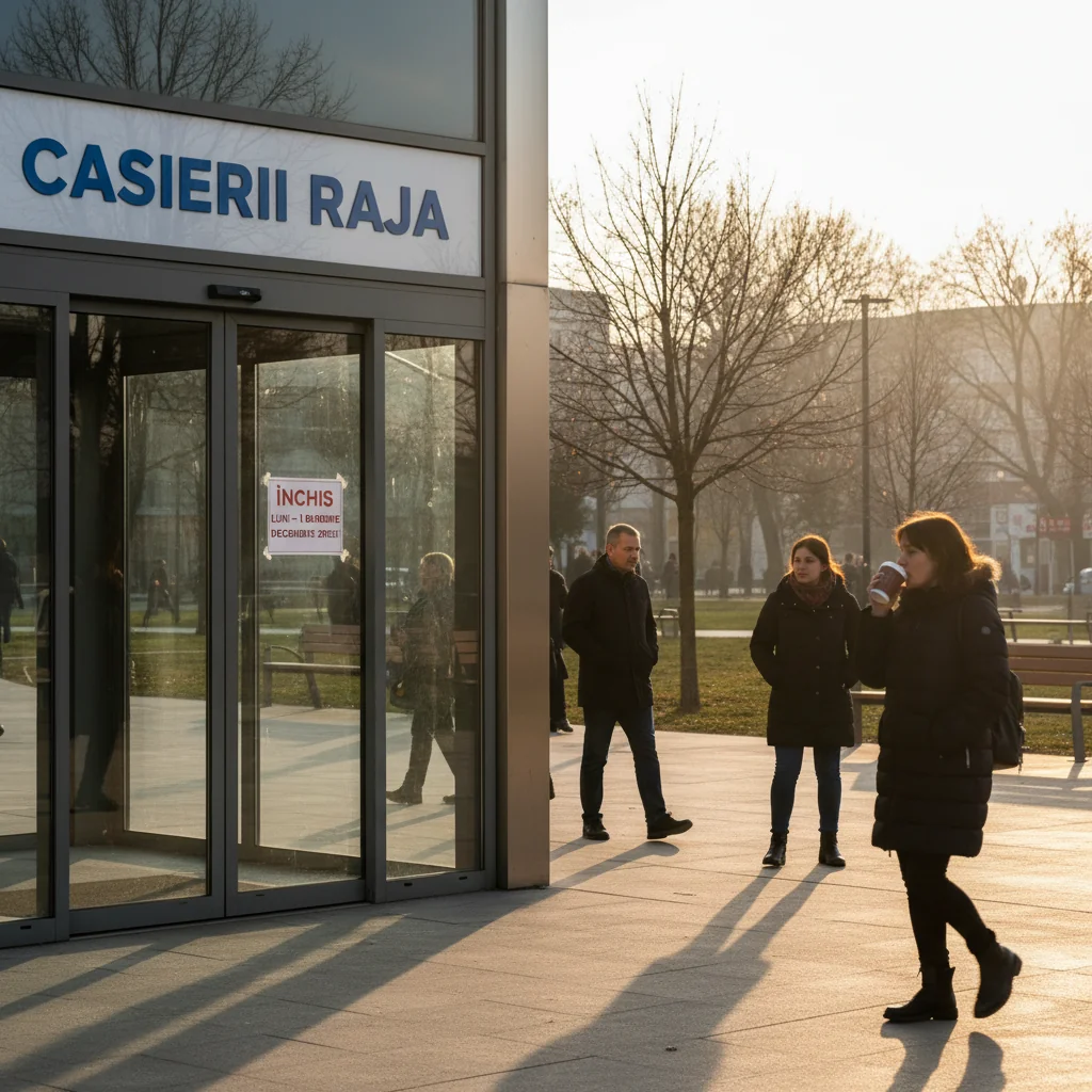 Casieriile RAJA închise luni, 1 Decembrie 2025 – Program special de Ziua Națională