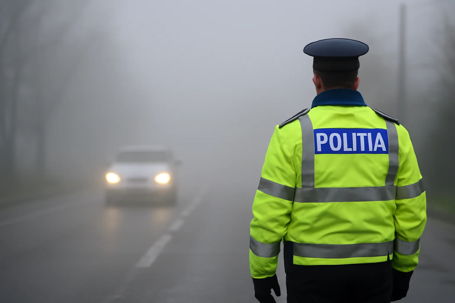 Ceață densă și risc de polei – Sfaturi esențiale pentru șoferi