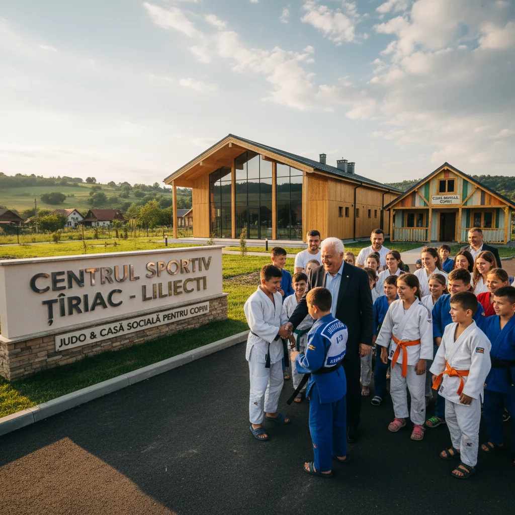 club de judo și locuință socială pentru copii la Lilieci