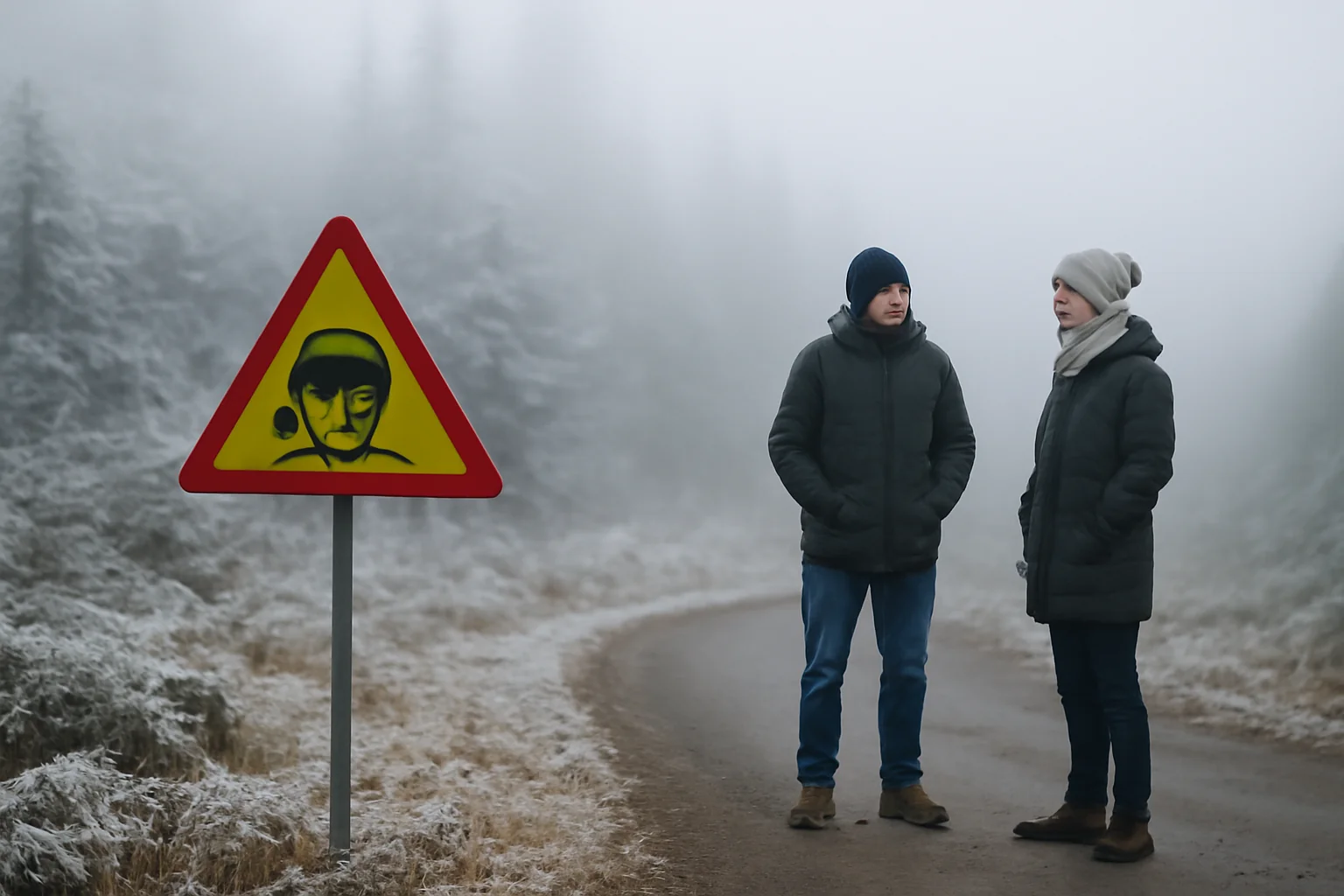 Cod galben de ceață și ghețuș în zona de munte a județului Bacău, anunțat de ANM