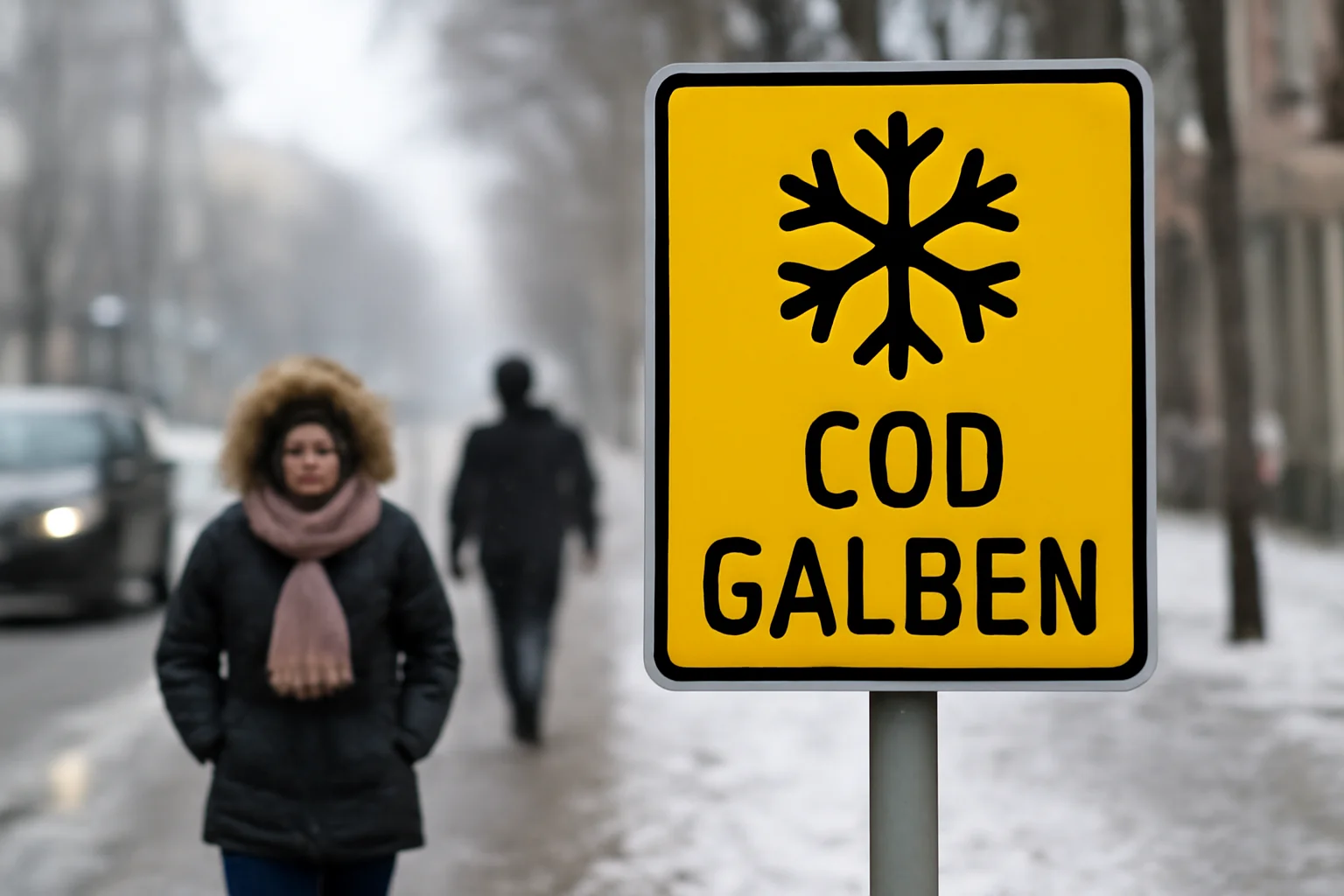 Cod galben de ger la Bacău: atenționare meteo pentru 9–10 februarie