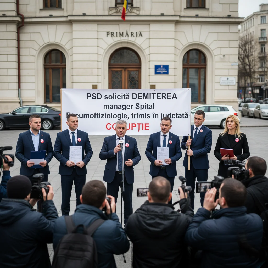 Consilierii PSD cer Primăriei demiterea managerului Spitalului de Pneumoftiziologie acuzat de corupție