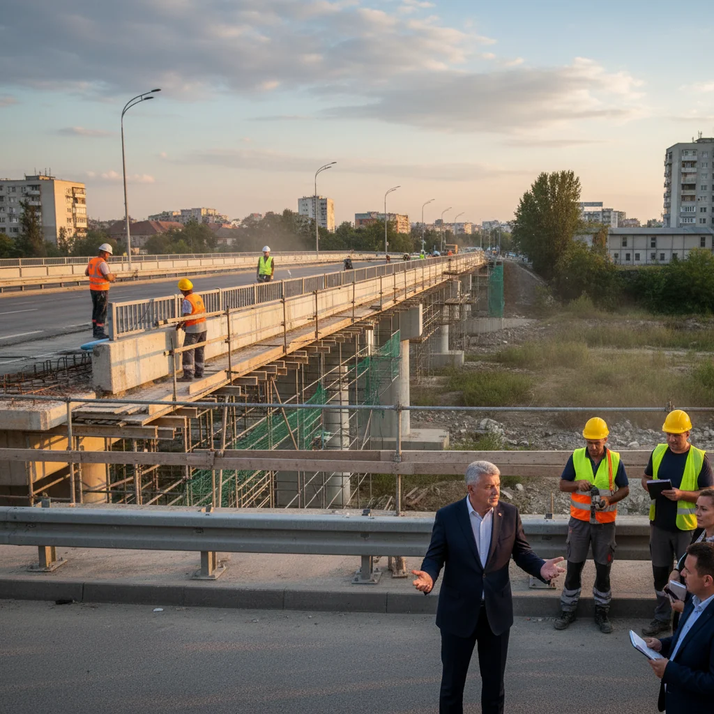 Contract de 2,6 milioane lei pentru reparațiile inițiale la Podul Narcisa; Primarul nu poate estima finalizarea lucrărilor