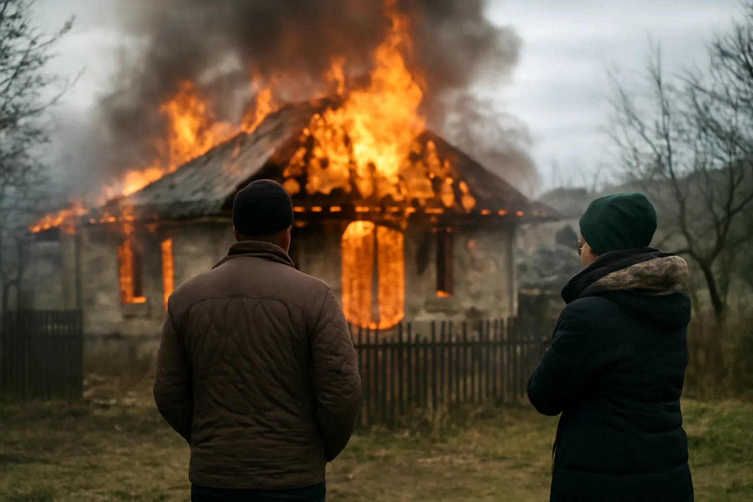 Doi oameni morți într-un incendiu la o locuință din comuna Gura Văii, județul Bacău