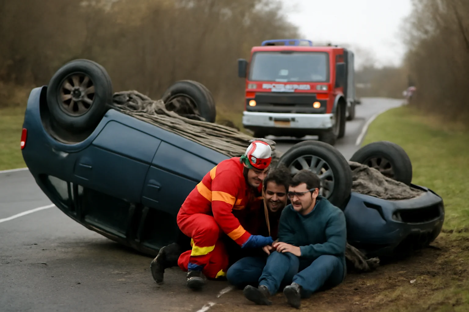 doi turiști străini, scoși la timp dintre fiare