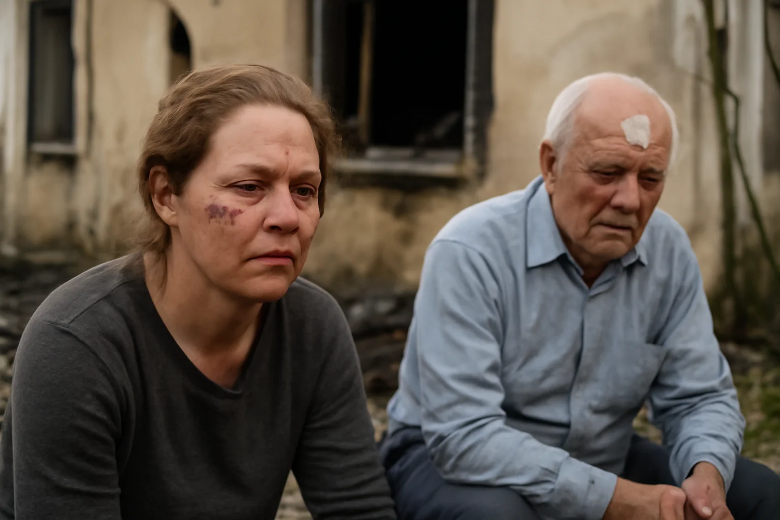 Două persoane rănite într-un incendiu la o locuință din comuna Poduri, județul Bacău