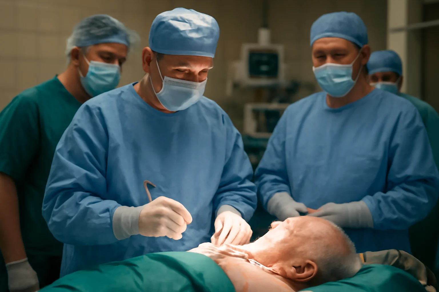 echipa de Chirurgie Cardiovasculară salvează un pacient de 87 de ani