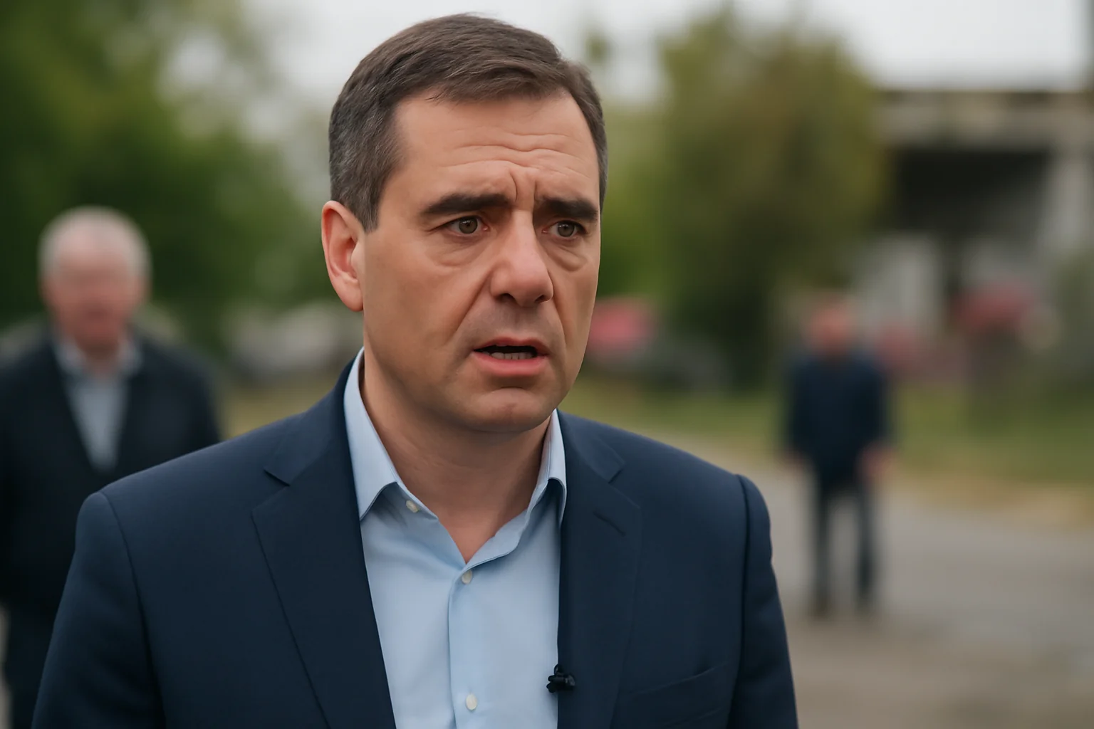Edilul Viziteu intervine abia după două ore de la avarie și transmite că nu există motive de îngrijorare