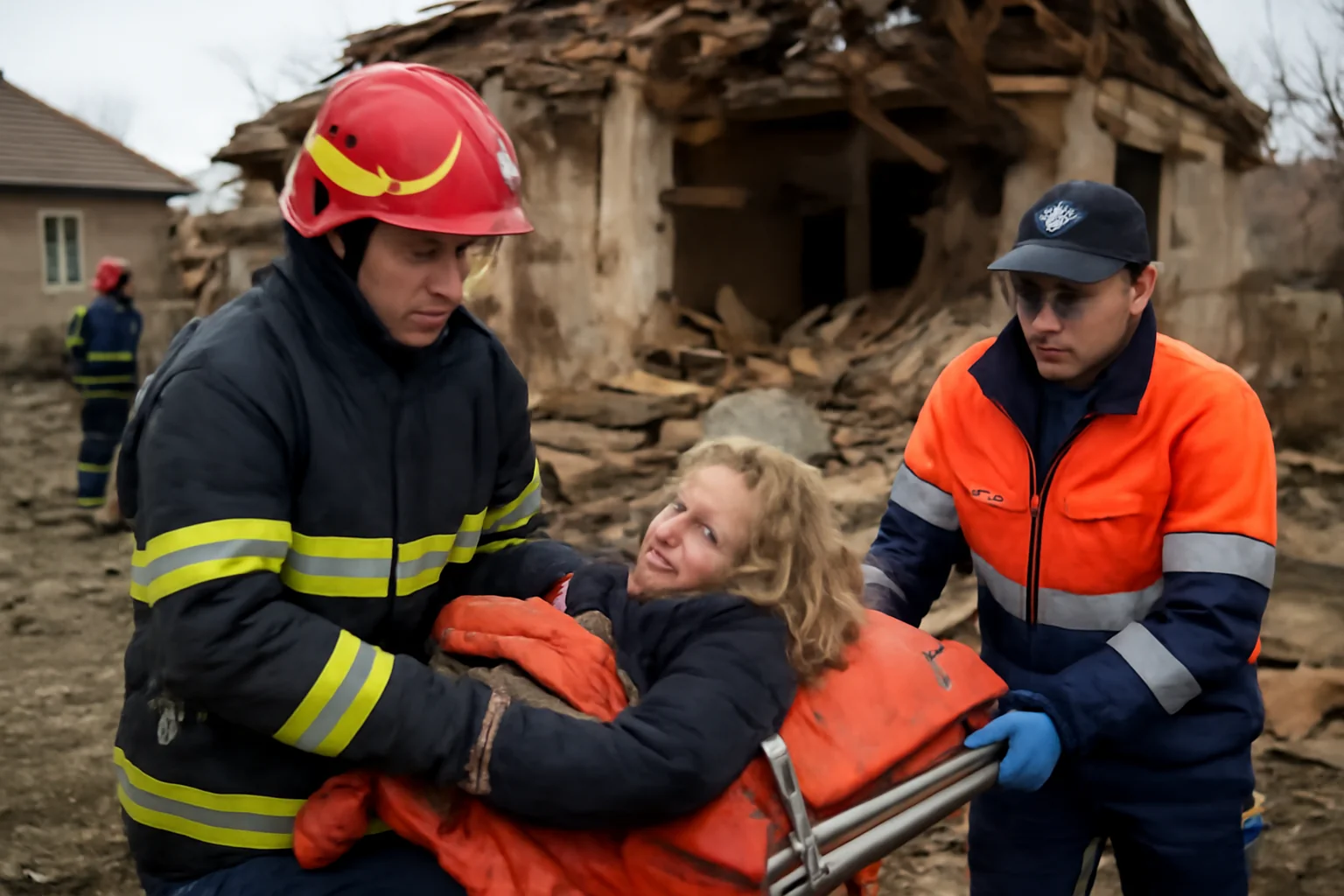 Explozie la Bogdănești: femeie salvată din dărâmături