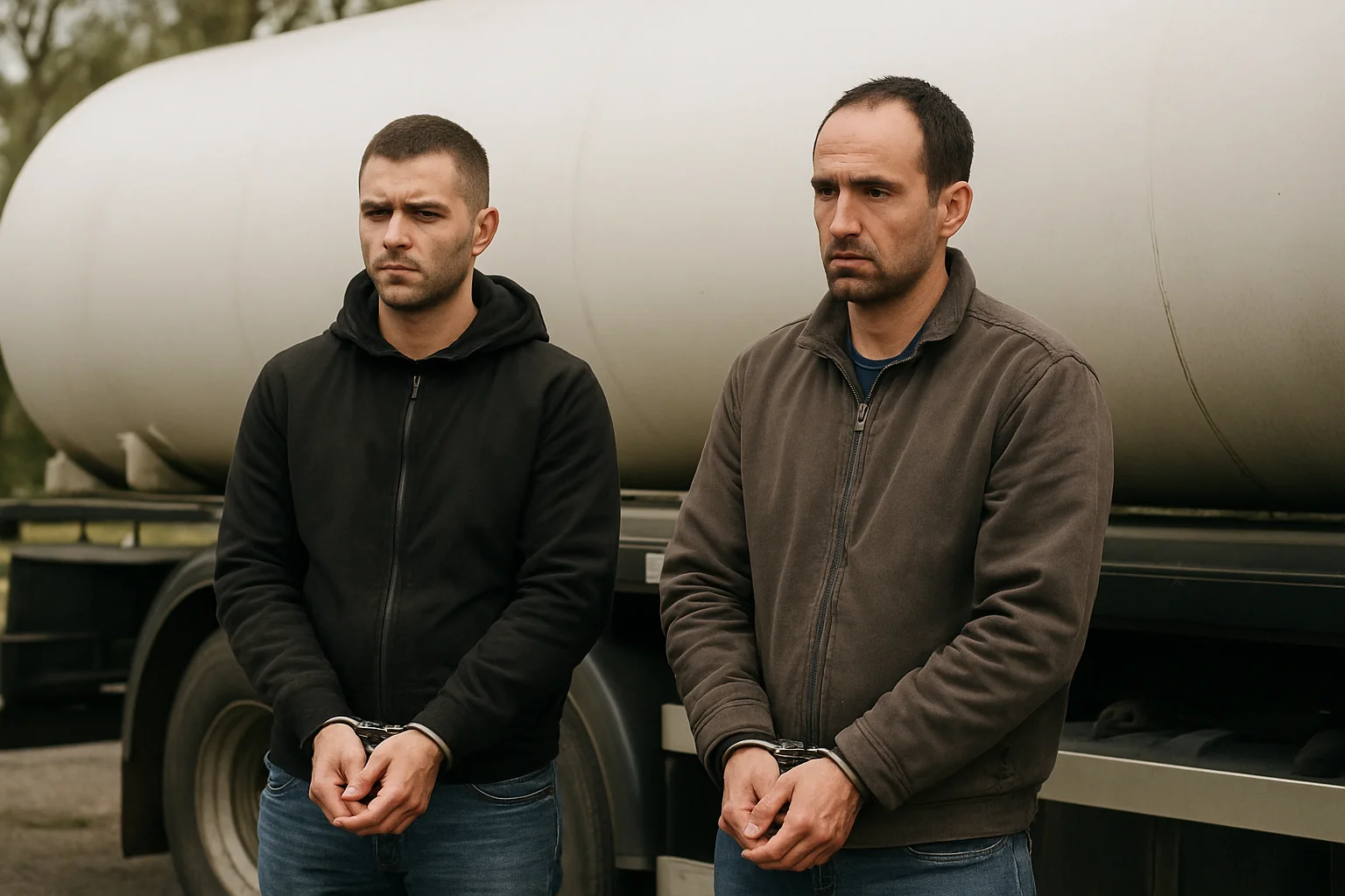 Furt combustibil din autocisternă: Doi bărbați arestați după luni de schemă