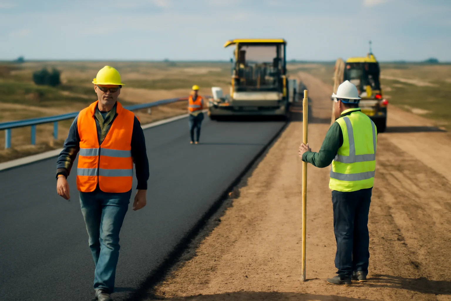 Imagini noi de pe șantierul Autostrăzii A7 Adjud–Bacău arată avansul lucrărilor lângă Bacău
