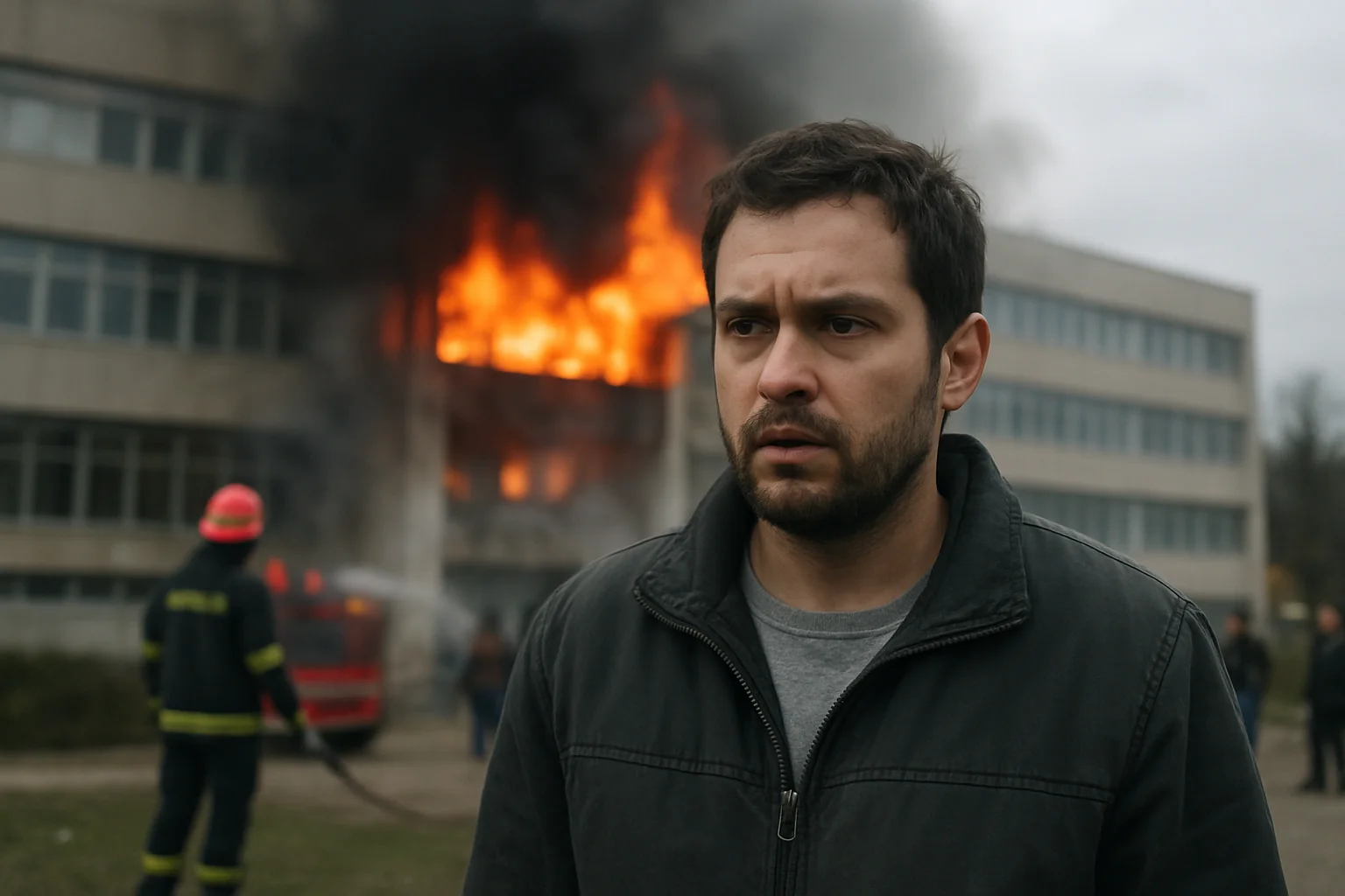 Incendiu minor la SJU Bacău, stins rapid de personal