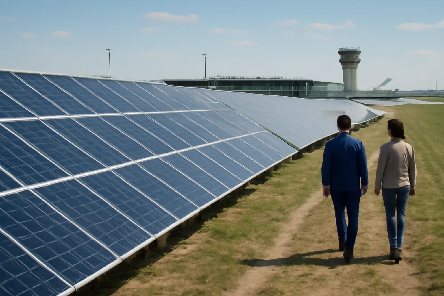Investiție verde la Aeroportul Internațional „George Enescu” Bacău: parc fotovoltaic pentru consumul propriu
