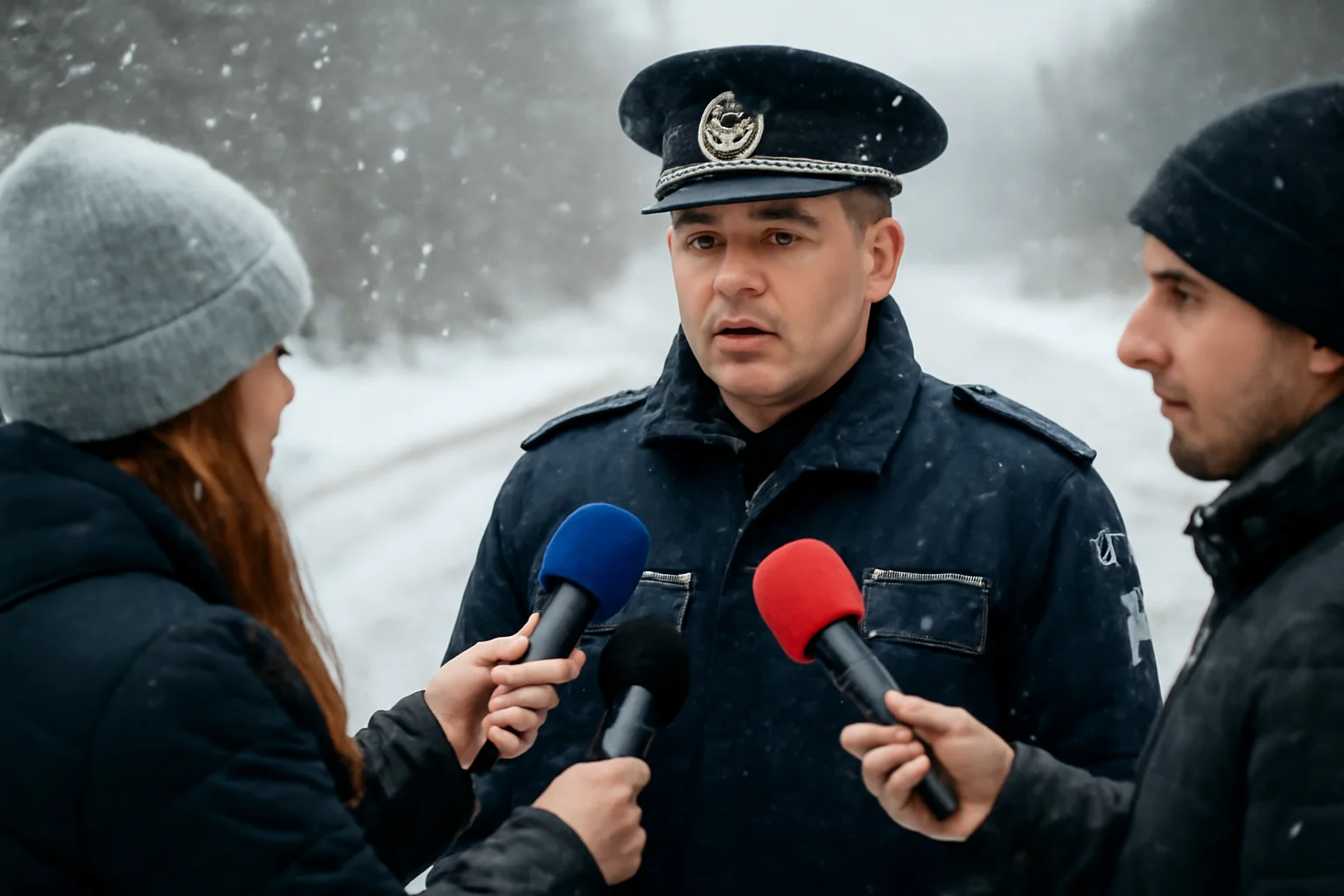 IPJ Bacău anunță trafic deschis în județ, în ciuda ninsorilor și viscolului