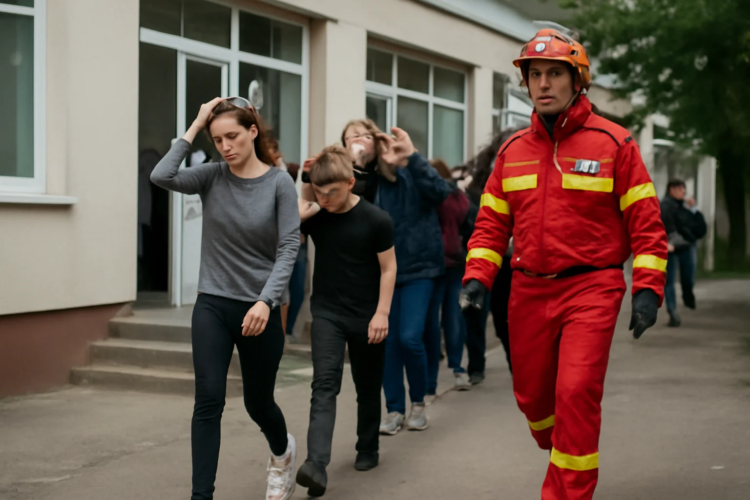 ISU Bacău organizează simulări de evacuare la cutremur în școli și instituții publice