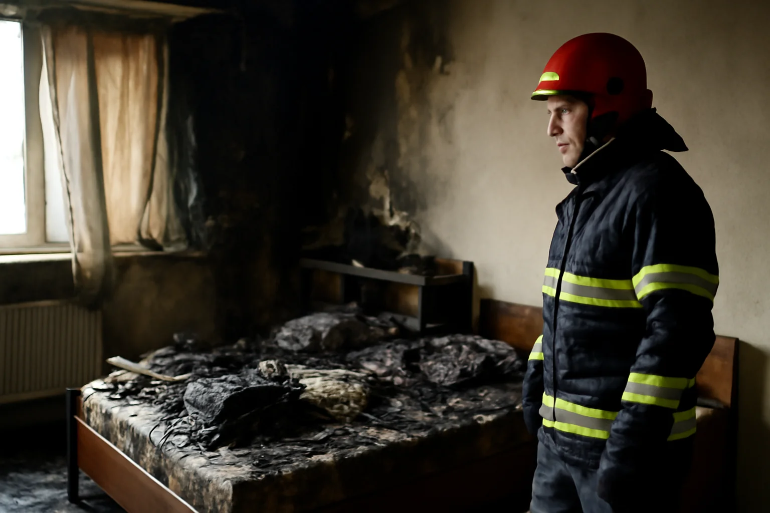 Mai multe bunuri distruse într-o cameră