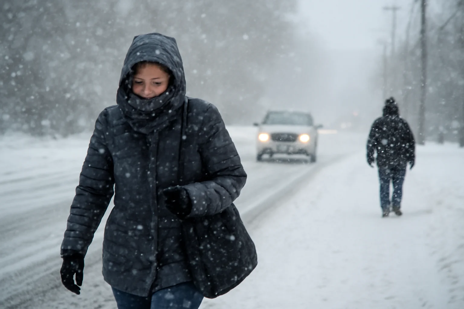 Ninsori, vânt și polei anunțate la Bacău: avertizări meteo pentru jumătate de țară