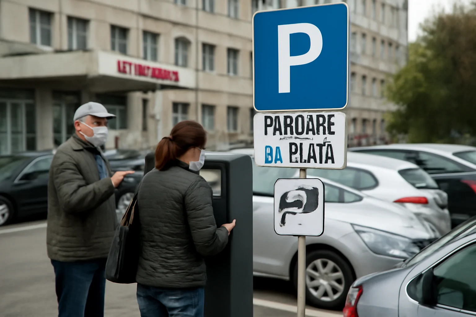 Parcare cu plată la SJU Bacău pentru locuri mai libere