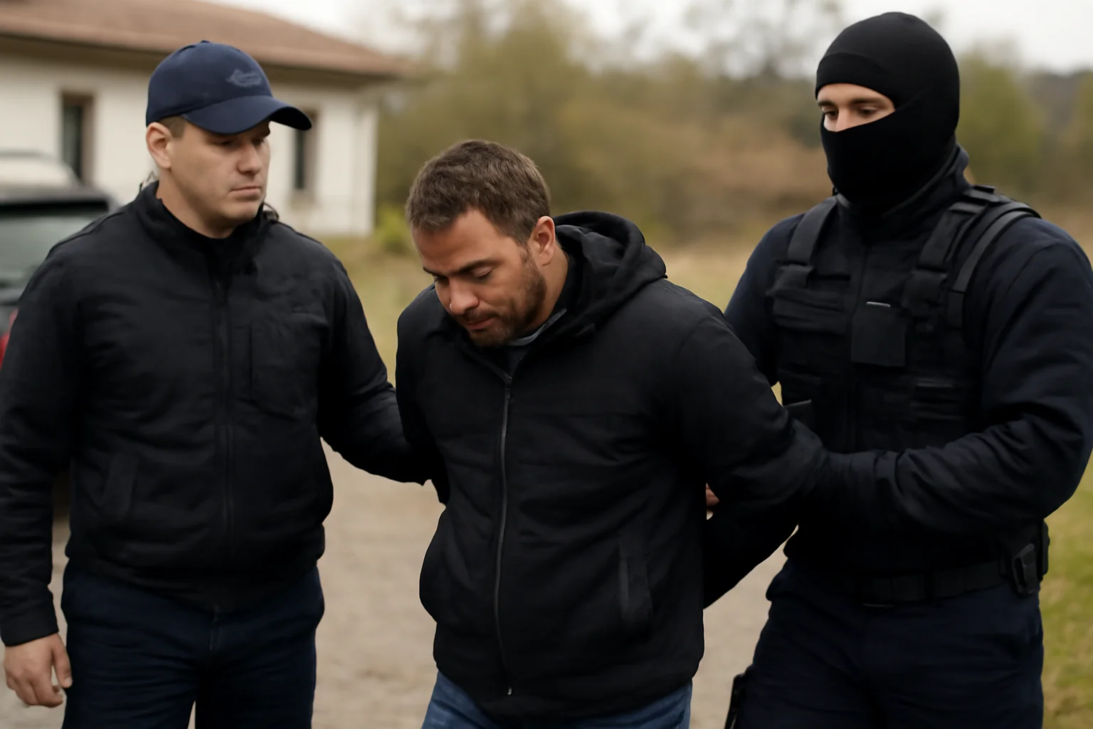 Patru bărbați reținuți după percheziții domiciliare