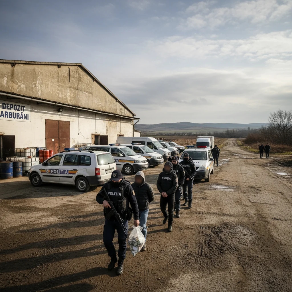 Percheziții DIICOT în 9 județe, printre care și Bacău, într-un dosar de contrabandă cu motorină