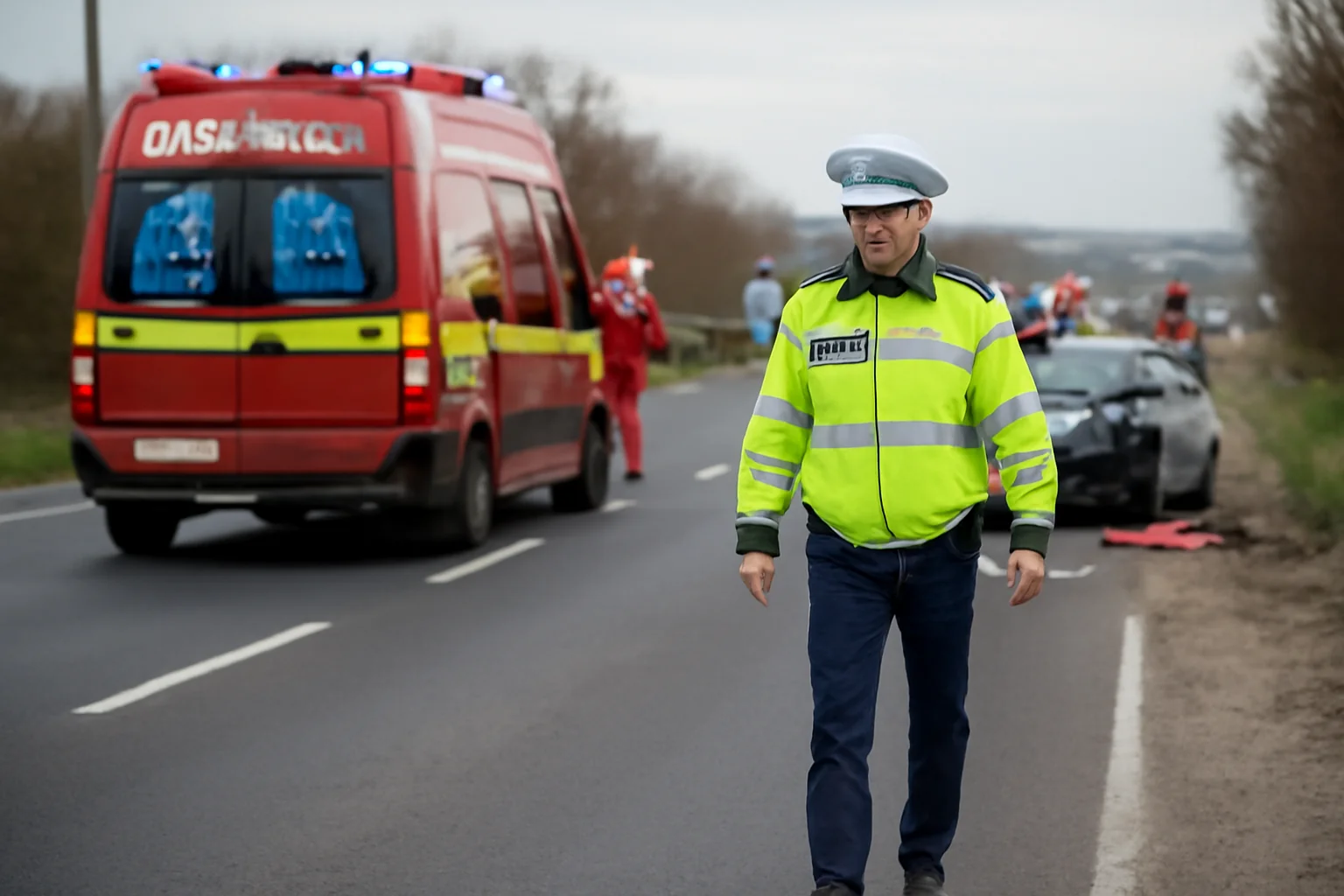 Plan roșu de intervenție activat la Bacău după coliziune între microbuz și autocar cu pasageri din Ucraina