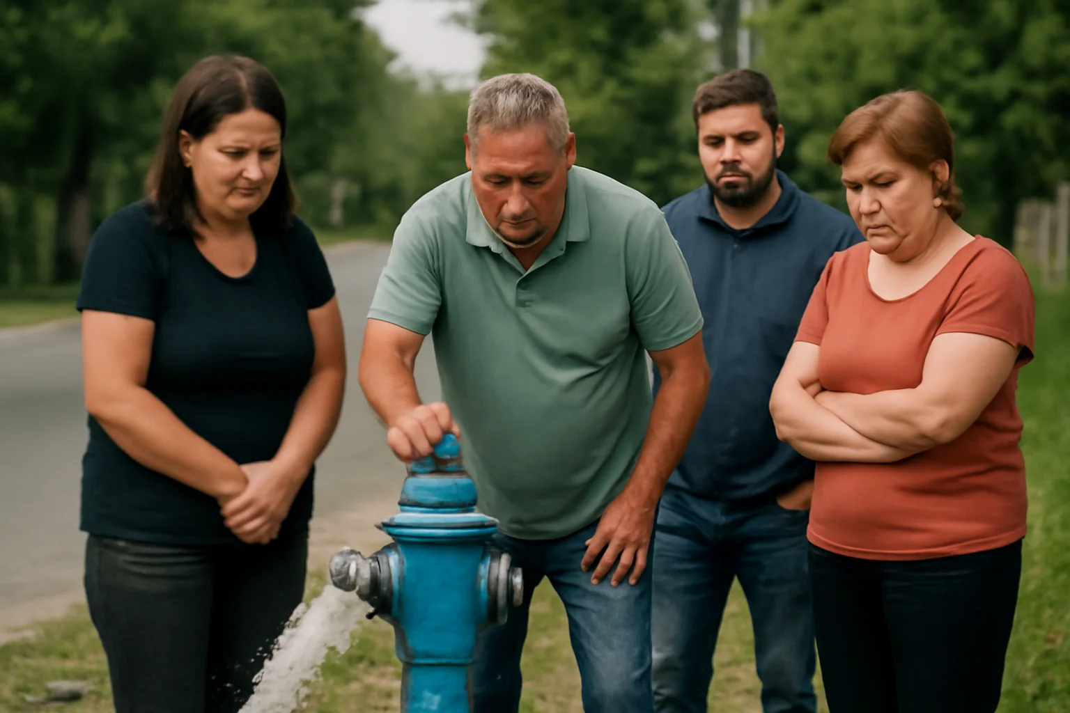 Presiune scăzută a apei în comuna Buciumi din cauza unei avarii la rețeaua din Onești