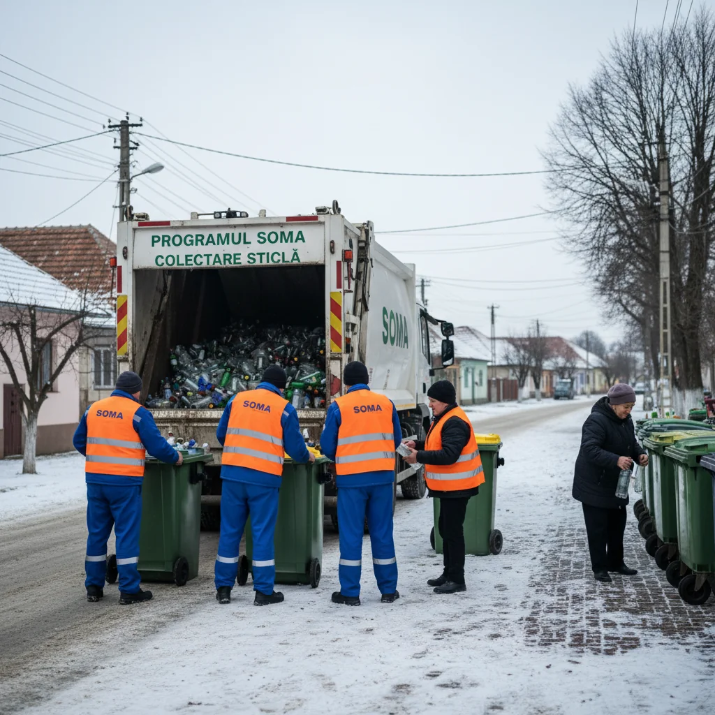 Programul de colectare a deșeurilor din sticlă în cele 22 de comune în decembrie 2025 – SOMA