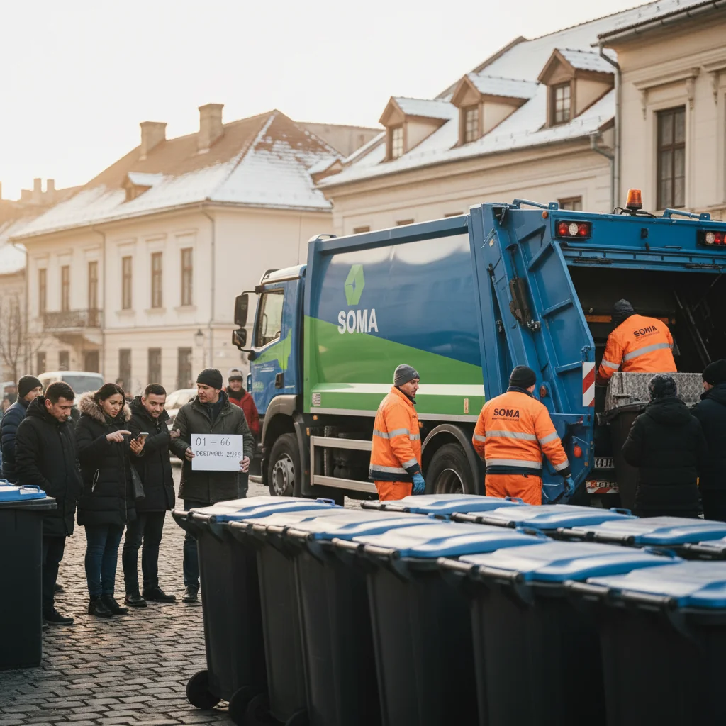 Programul de colectare a deșeurilor reziduale SOMA în perioada 01-06 decembrie 2025