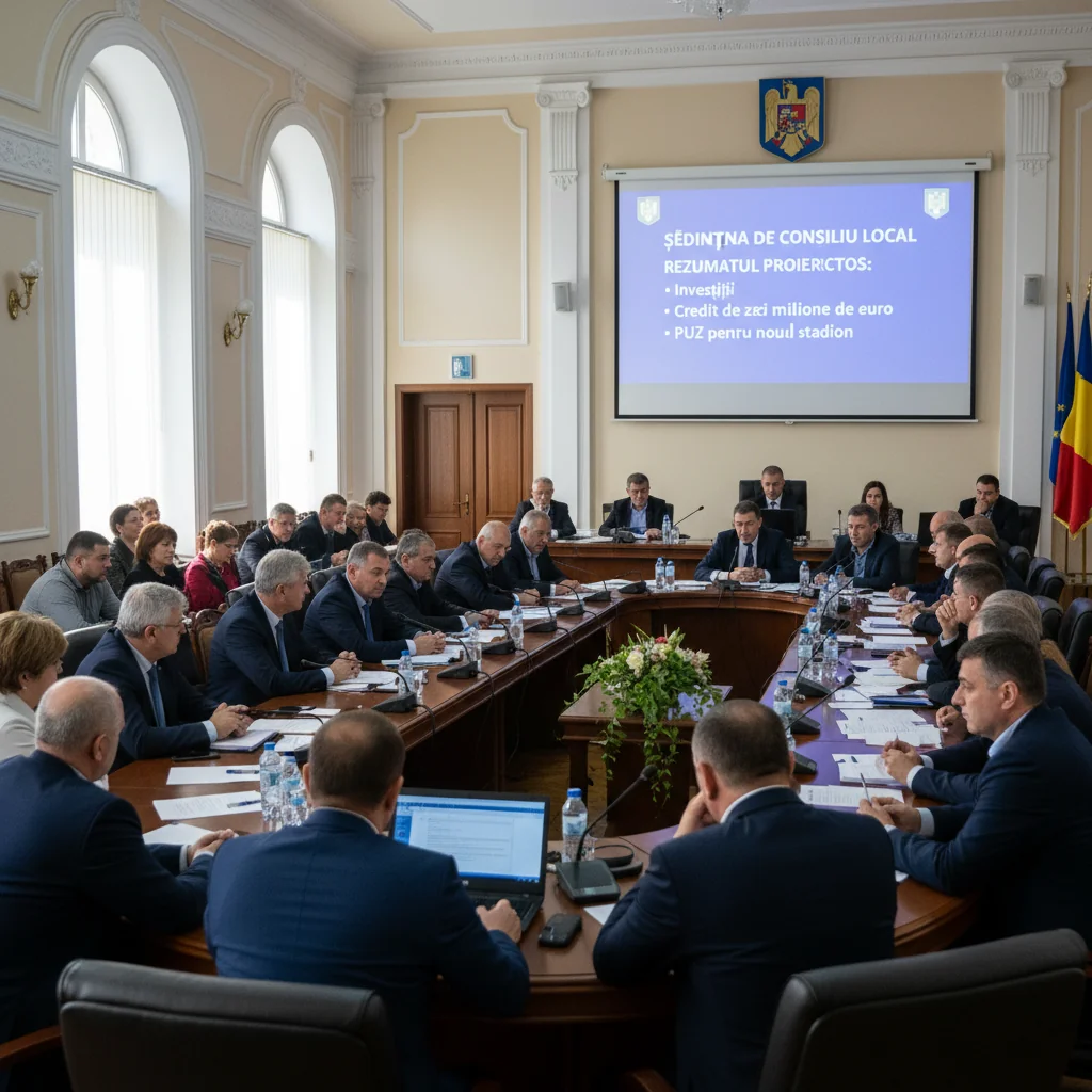 Proiecte cheie cu investiții, credit de milioane și PUZ pentru stadionul nou