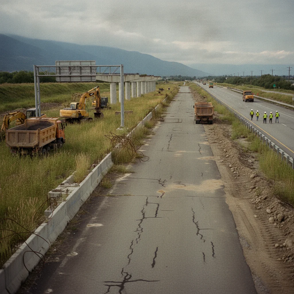 Șantierul A8 Leghin–Moțca, abandonat pentru A7