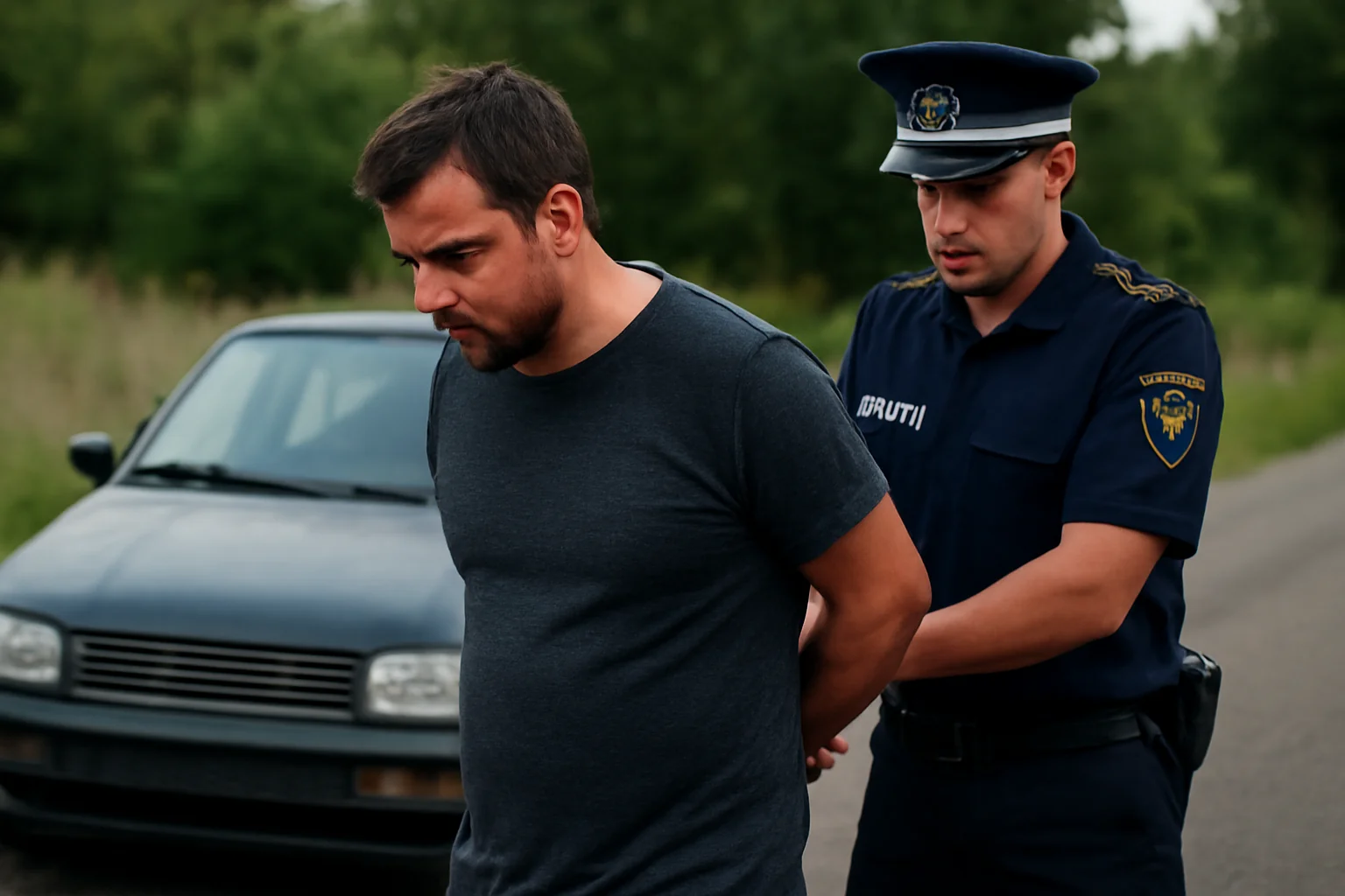 Șofer oprit pe DN2–E85 la Orbeni și arestat preventiv la Bacău pentru conducere fără permis, sub influența alcoolului