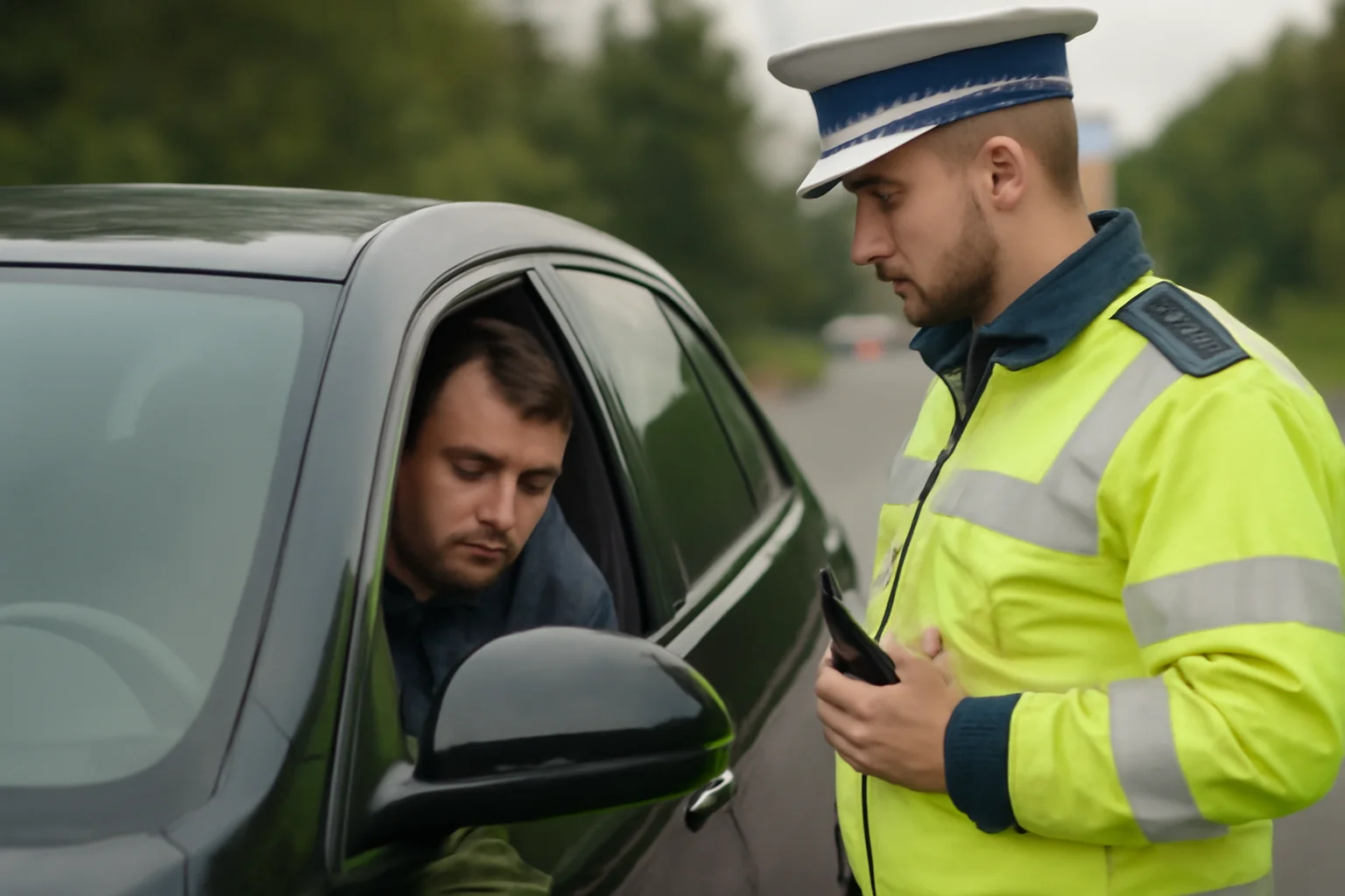 Șofer prins băut și fără asigurare între Traian și Secuieni, după o urmărire pe șosea, cercetat penal