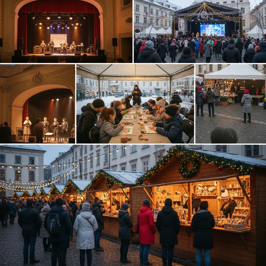 Teatru, ateliere, concerte și târguri de Crăciun în orașul tău