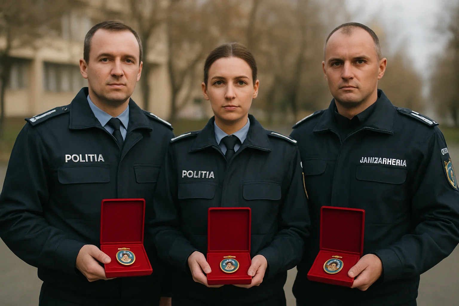 Trei membri MAI din Bacău, distinși cu Emblema de Onoare