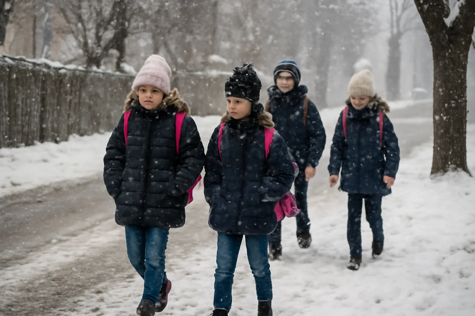 Vacanță prelungită pentru elevi în județul Bacău din cauza vremii nefavorabile